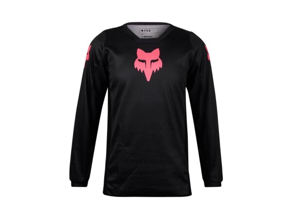 Fox Kinder Girlong Sleeve Blackout Jersey Blk/Blk