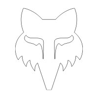 Fox Aufkleber 7" - Die Cut Vinyl Wht