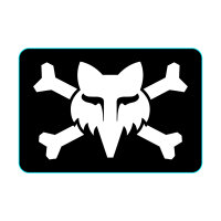 Fox Victory Logo 3" Blk