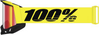 100percent Racecraft 2 Brille Neon Gelb - verspiegelt rot...