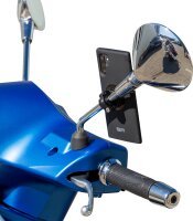 MOUNT PHONE MIRROR BK