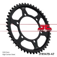 JT Sprockets Zębatka Tylna 47T 530 Czarny