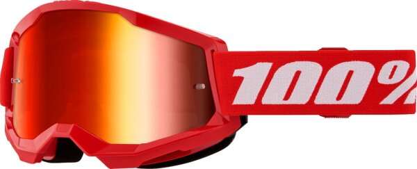 100percent Goggle Strata 2 Red Mr Rd
