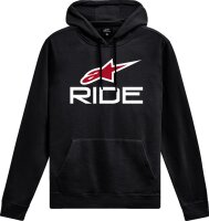 HOODIE RIDE 4.0 P/O BK/RD/WT X