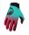 SEVEN Annex 7 DOT Handschuhe - Flo Rot/Mint Blau