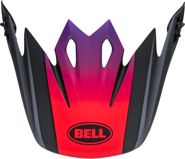 BELL MX-9 Mips Helmschirm - Alterego Latte Schwarz/Rot