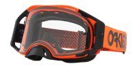 OAKLEY Airbrake MX Brille - Moto Orange B1B Klares Glas