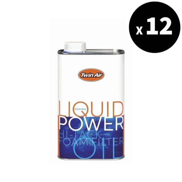 Twin Air Olio Per Filtri Aria Liquid Power Foam 1L X 12