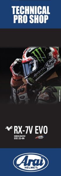ARAI RX7V EVO Magnetic Banner 49x140cm
