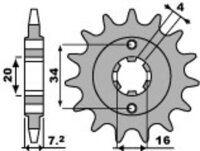 PBR Standard Stahlriztel vorne 2247 - 520