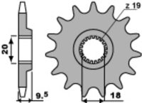 PBR standard tandhjul i stål foran 333 - 520