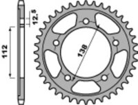 PBR Standard C45 Steel Rear Sprocket 408 - 530
