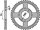 PBR Standard tandhjul C45 stål 817 - 530