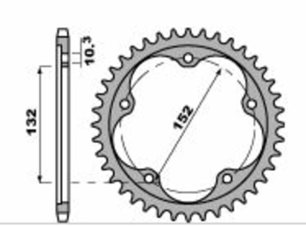 PBR Pignone standard C45 acciaio 4464 - 520