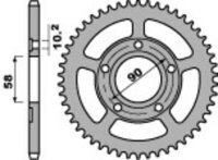 PBR Standard Kettenrad C45 Stahl 281 - 520