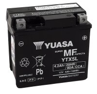 Batterie YUASA Sans entretien - Activée en usine -...
