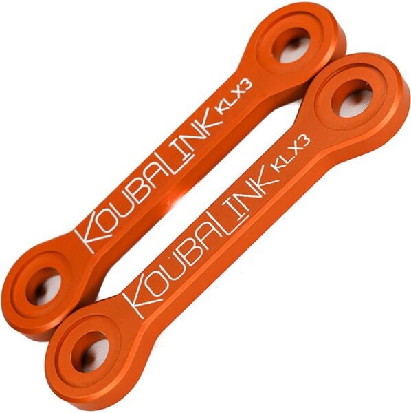 KOUBALINK Kit di abbassamento (25,4 - 31,8 mm) Arancione - Kawasaki KLX250R / 300R