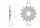 Pignone anteriore standard AFAM in acciaio 22406 - 520