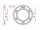 Pignone posteriore standard AFAM in acciaio 10502 - 525