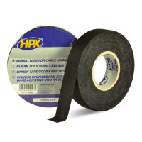 HPX Gewebeklebeband schwarz 19 mm x 25 m