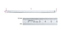 BETA Flexible Maßstäbe 150mm Edelstahl