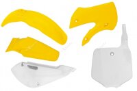 RACETECH Plastic Kit OEM Color Yellow/White Suzuki RM65
