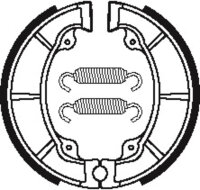 TECNIUM Off-Road/ATV Organische Bremsbacken - BA040