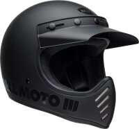 Bell Moto-3 Classic Helm - Matt/Glänzend Blackout