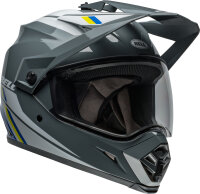 Bell MX-9 Adventure MIPS Helm - Alpine Gloss Charcoal/Silver