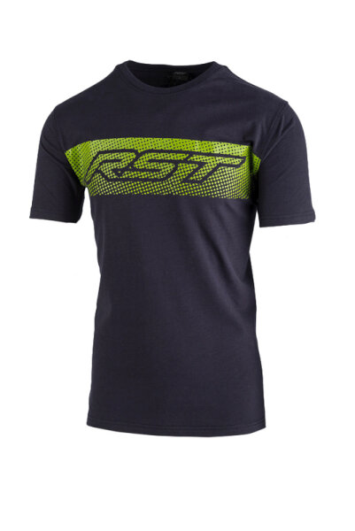 RST Gravel T-shirt Navy/Lime Green