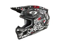 Oneal 3SRS Helm ATTACK schwarz/weiss
