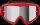 Alpinestars Youth Vision Blaze Motocrossbrille [rød]