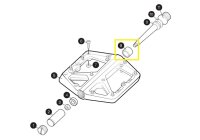 Crankbrothers Pedal Lagerbuchse, Igus