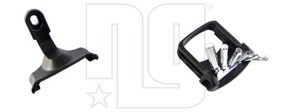 Adaptador NG Sports Jeera + multiherramienta, negro/plata OFERTA