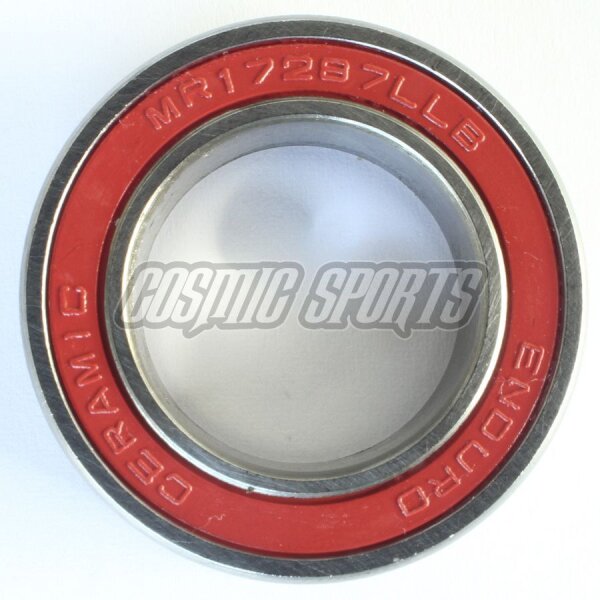 Enduro Bearings 17287 CH MR LLB ABEC 5 Ceramic Hybrid Bearing, 17x28x7