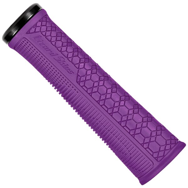 Lizard Skins Gradient Single Clamp Lock-On Grip 136/30.5-36.5mm, Ultra Purple