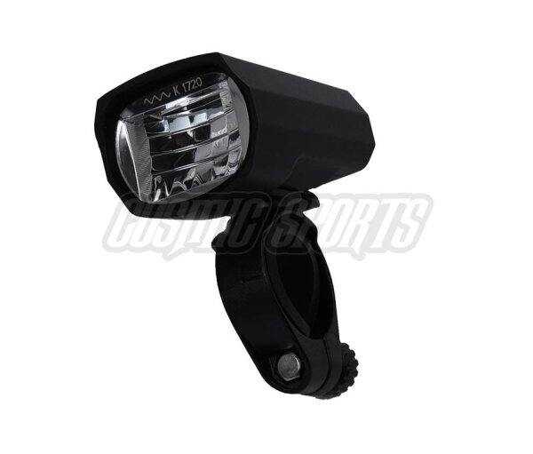 NG Sports Lavandee 50 cykellygte, hvid LED, StVZO, sort 50 lux