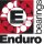 Enduro Bearings ACB 4545 125L Angular Contact Stainless Steel Paliers de direction, 45x45°, 34.1x46.8x7
