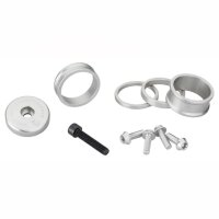 Wolf Tooth Anodized Bling Kit, raw silver