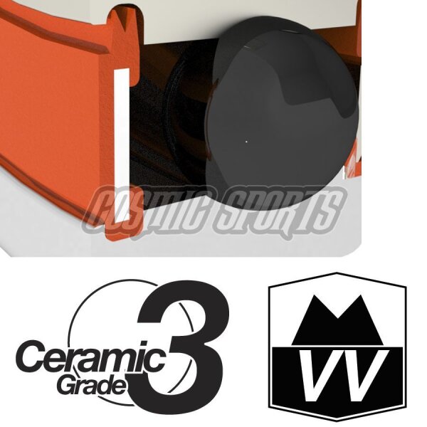 Enduro Bearings 6801 CO VV Zero keramisk leje, 12x21x5