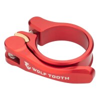 Wolf Tooth quick-release seat clamp, 29.8mm, red