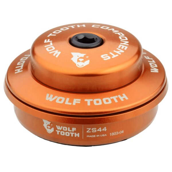 Wolf Tooth Premium headset-overdel, 1 1/8", ZS44/28.6/H6, orange