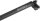 Whiskey No.7 carbon seat post, 18mm, 30.9mm, 400mm, 7x7mm stays, matte carbon