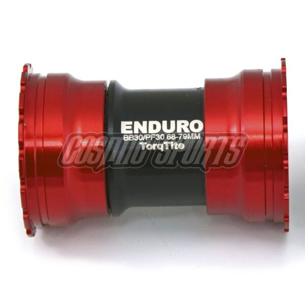 Łożyska Enduro do suportu TorqTite ze stali nierdzewnej, PF30, 30 mm, czerwony (BKS-0130)