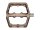 Wolf Tooth Waveform Pedals, Large, pédale de plateforme, espresso