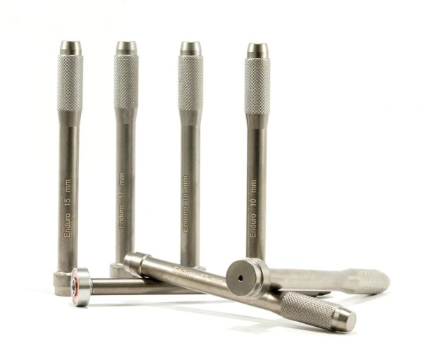Enduro Bearings Pro Punch Lagerauspresswerkzeug Kit, 7 tlg., Stainless Steel (BRT-030)