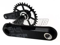 e*thirteen LG1 Race Carbon Kurbel, 165mm, 73mm, Self...