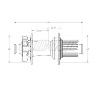 White Industries XMR+ Disc 6-hole BOOST mozzo HR,...