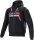 Alpinestars Jacke Hood Chrome Schwarz/Rot