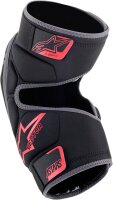 Alpinestars Protektor Knie Vect Blk/Rd Schwarz/Rot